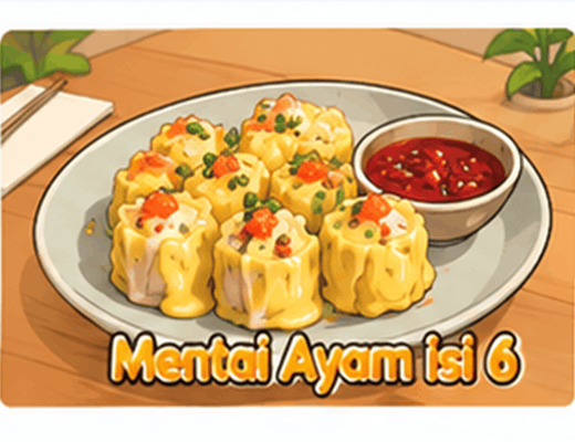 Dimsum Mentai Ayam isi 6
