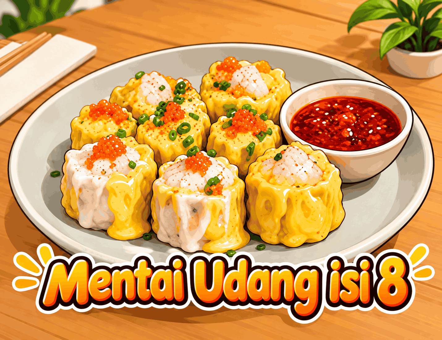 Dimsum Mentai Udang isi 8